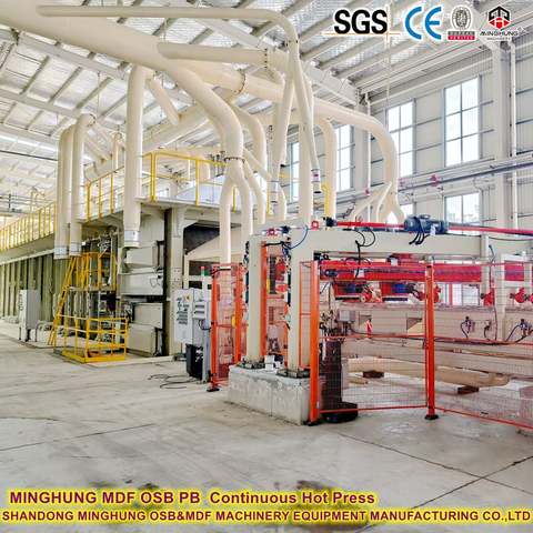 150.000 m³/tahun Papan partikel Press panas terus-menerus