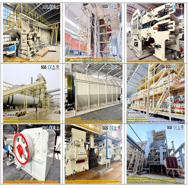 China MINGHUNG MDF PB OSB Lini Produksi 