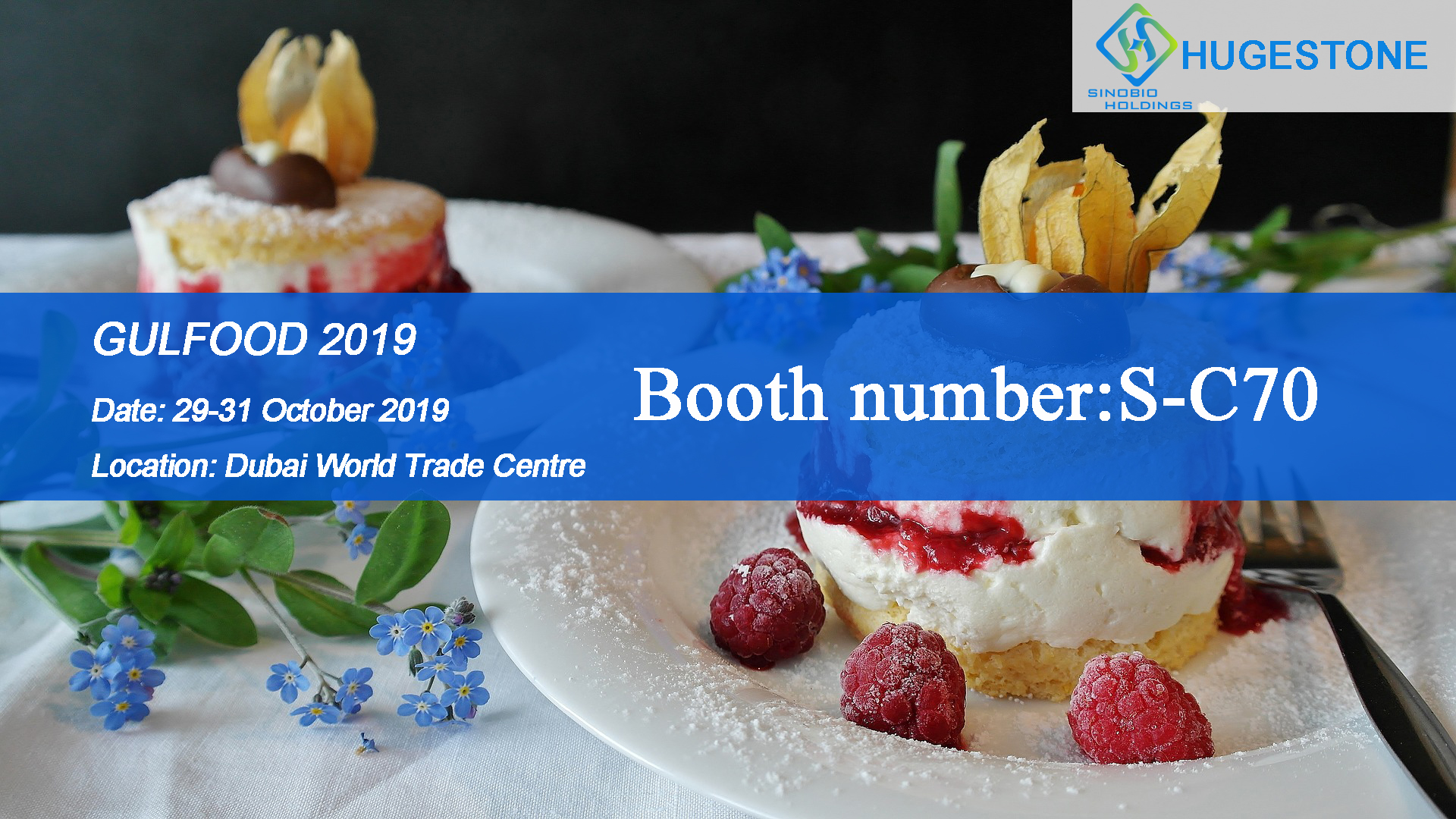 Hugestone asistirán GULFOOD 2019 en Dubai