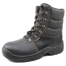 8 inch non slip oil resistant steel toe cap leather safety men boots