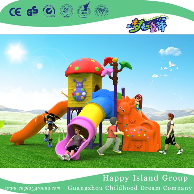  Neuer Entwurfs-im Freien kleine Kinderpilz-Haus-Spielplatzgeräte mit Lächeln-Blume (H17-A5)