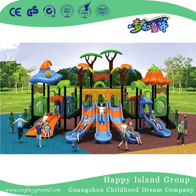 2018 Outdoor Cartoon Gemüse Dach Spielplatz Ausrüstung für Kinder (HG-9201)