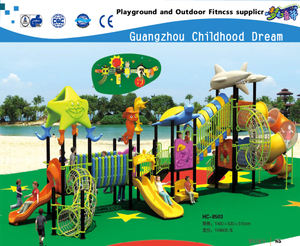  Kinder im Freien galvanisierter Stahlseebrise-Spielplatz mit Ozean-Tier (HC-8503)