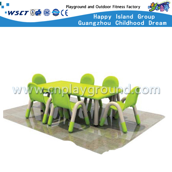 学校儿童塑料长方形桌子家具 (M11-07605)