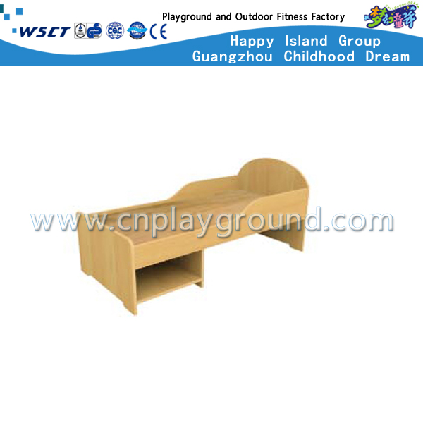 Aus Holz gefertigtes Kinderkindergartenmöbel-Schulbett mit Schuhschrank (M11-08002)