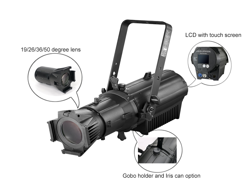 luz leko led bicolor para escenario