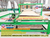 Efisiensi Tinggi Plywood Veneer Paving Line Plywood Production Line