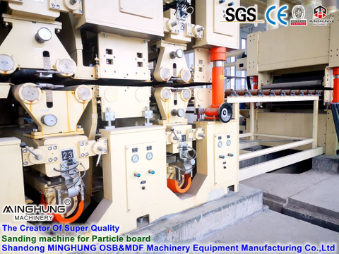 Mesin Pengamplasan Sabuk Lebar Tugas Berat/Mesin Kalibrasi Kayu Sabuk Lebar untuk Produksi Papan Partikel OSB MDF HDF LVL 