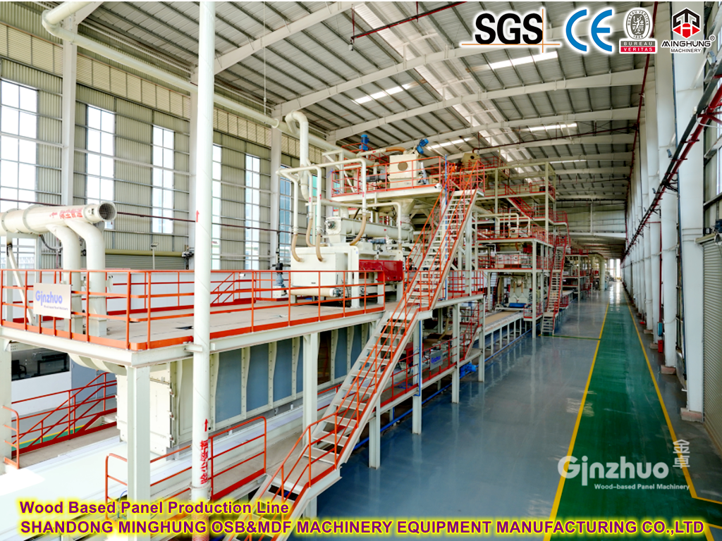 Lini Produksi Panel Berbasis Kayu GINZHUO