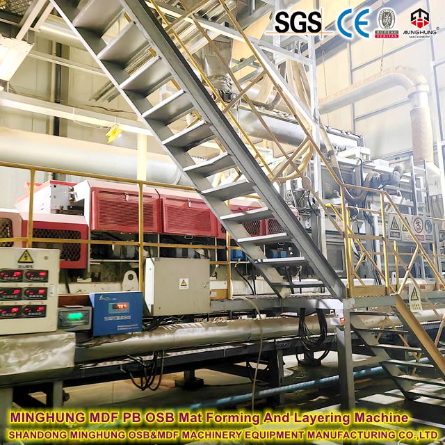 MINGHUNG MDF PB OSB MAT FORMING DAN LAYERING MESIN