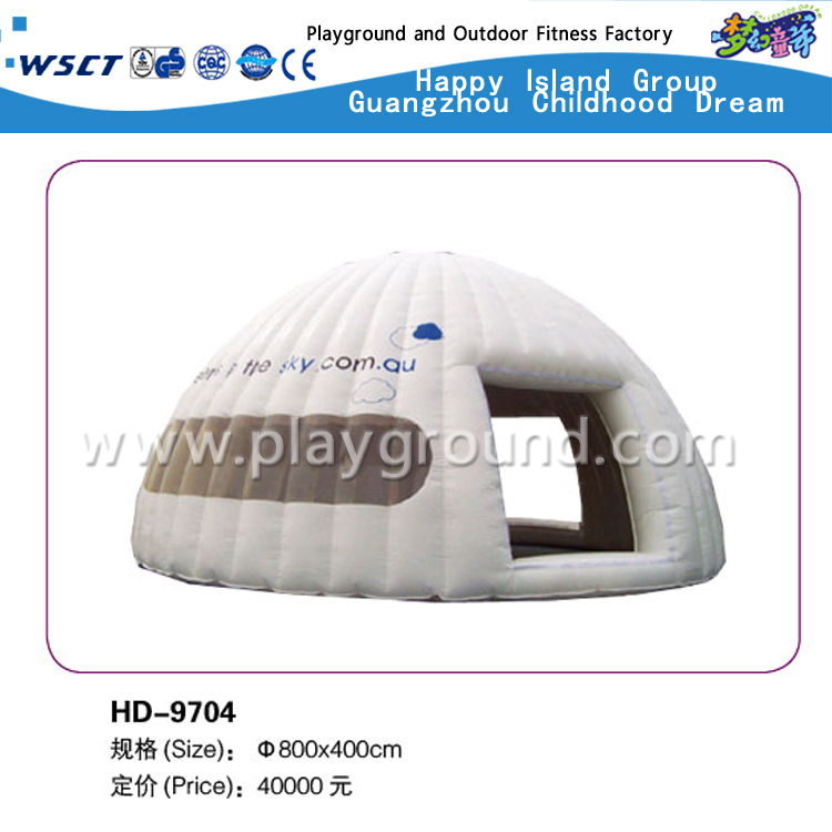 Kundengebundenes aufblasbares Hauben-Zelt mit aufblasbarer Unterseite (HD-9704)