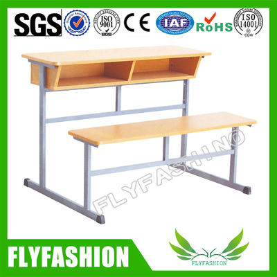 High Quality Classroom Double Desk and Chair Set (SF-31D)