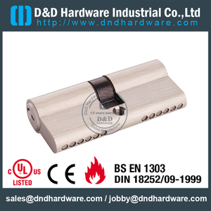 Cerradura de cilindro europeo de latón macizo-DDLC003