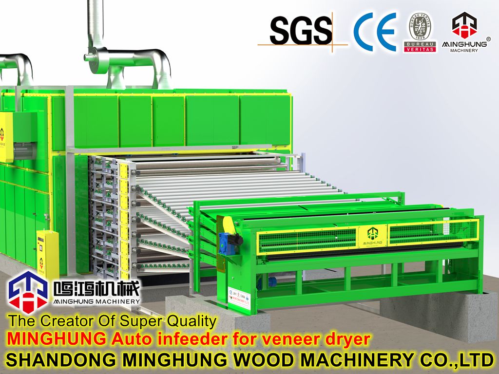 MINGHUNG veneer mesh dryer machine MINGHUNG mesin pengering jaring veneer