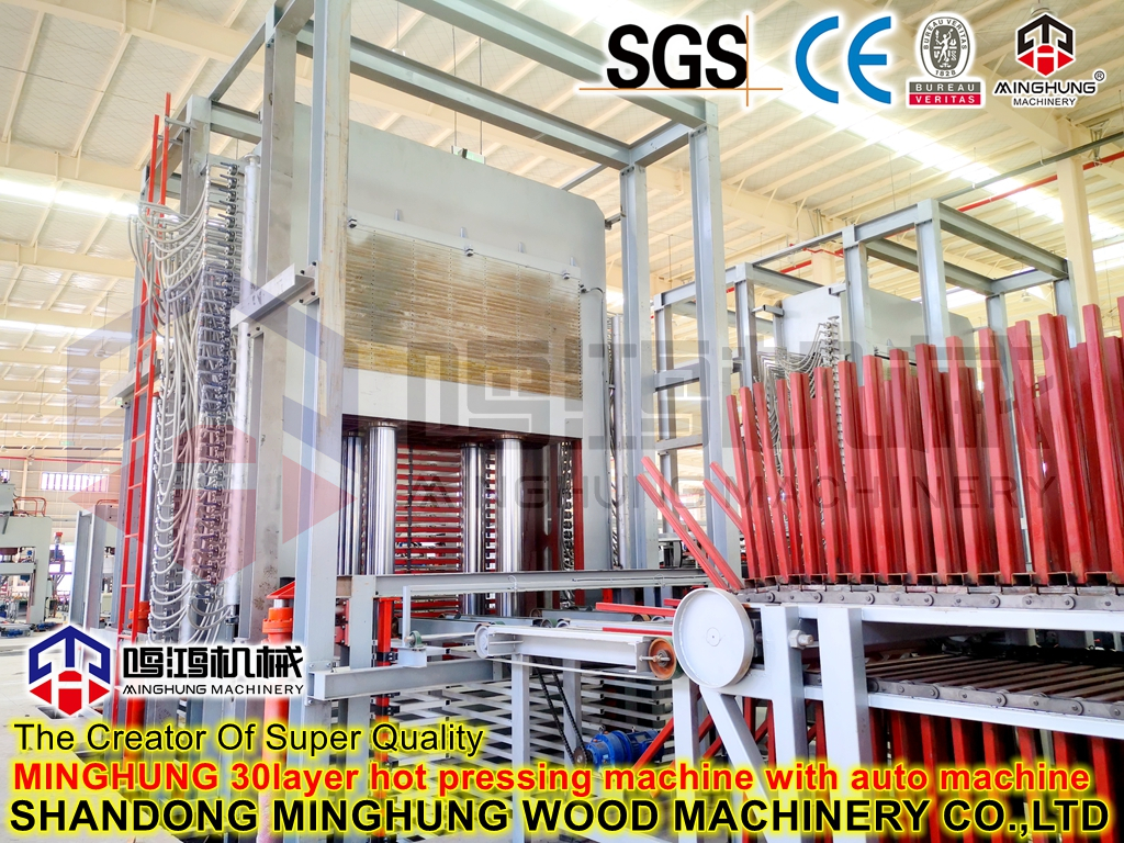 30Layer Hot menekan dengan garis otomatis