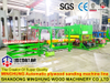 Woodwork Wide Belt Plywood Calibration Sanding Machine untuk Anti Slip Furniture Plywood