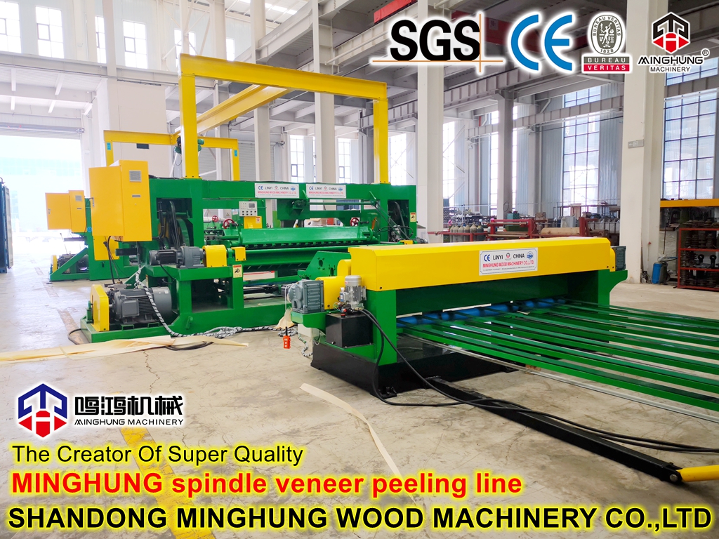 Spindle Veneer Peeler