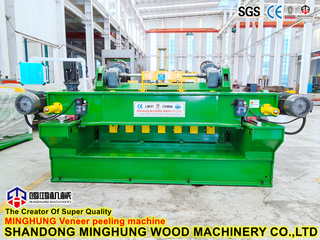 Mesin Pengupas Veneer Hidraulik Tanpa Spindel 4 Kaki/ 8 Kaki
