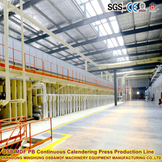  MDF Continuous Hot Press Line Kecepatan Tekanan Lebar Kustom 