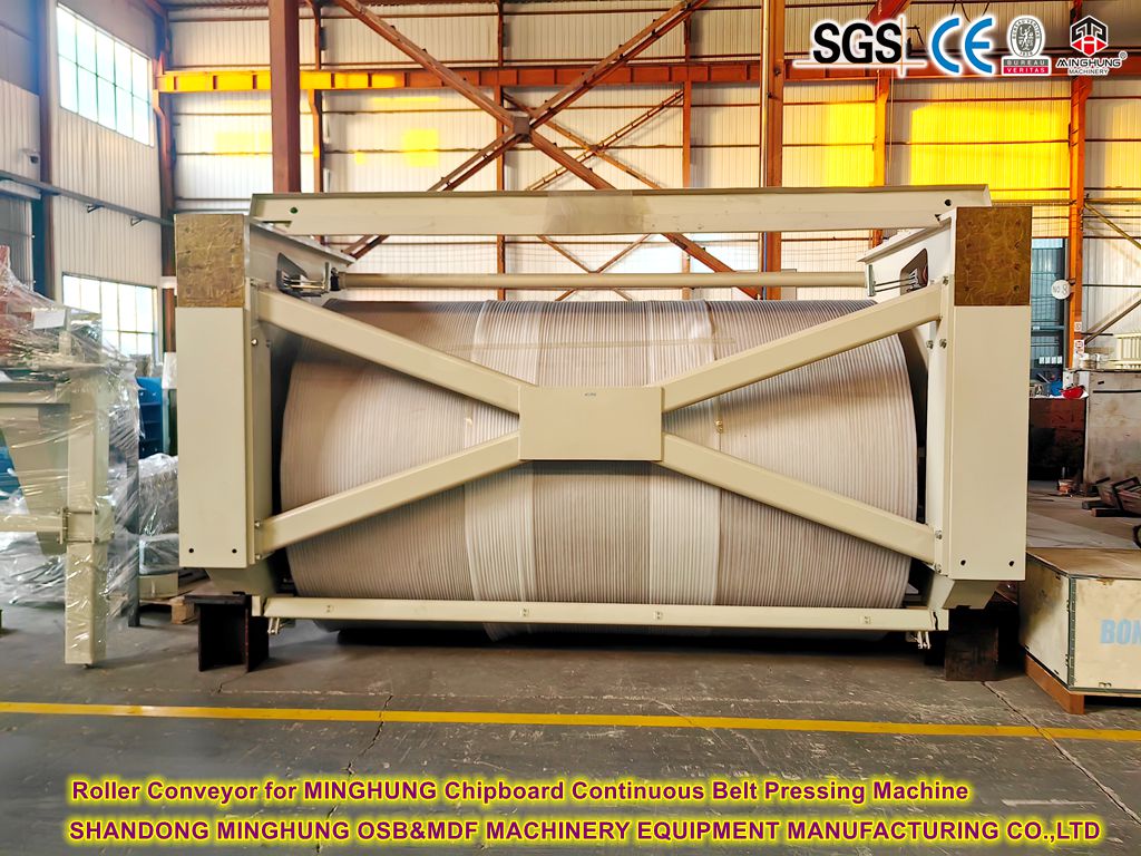 Roller Conveyor untuk MINGHUNG Chipboard Continuous Pressing Machine