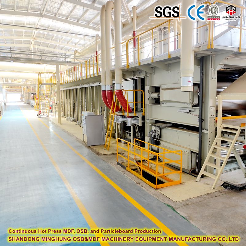Flat Contemberous Continuous - Tekan Press Panas untuk Panel Berbasis Kayu