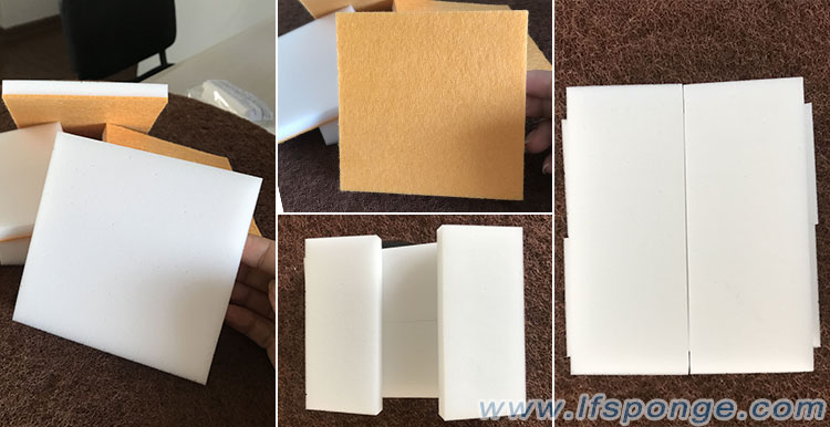 Custom Compressed melamine sponge size and shape
