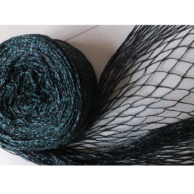 HDPE 20gsm 10X2M green and black color Anti Bird Net