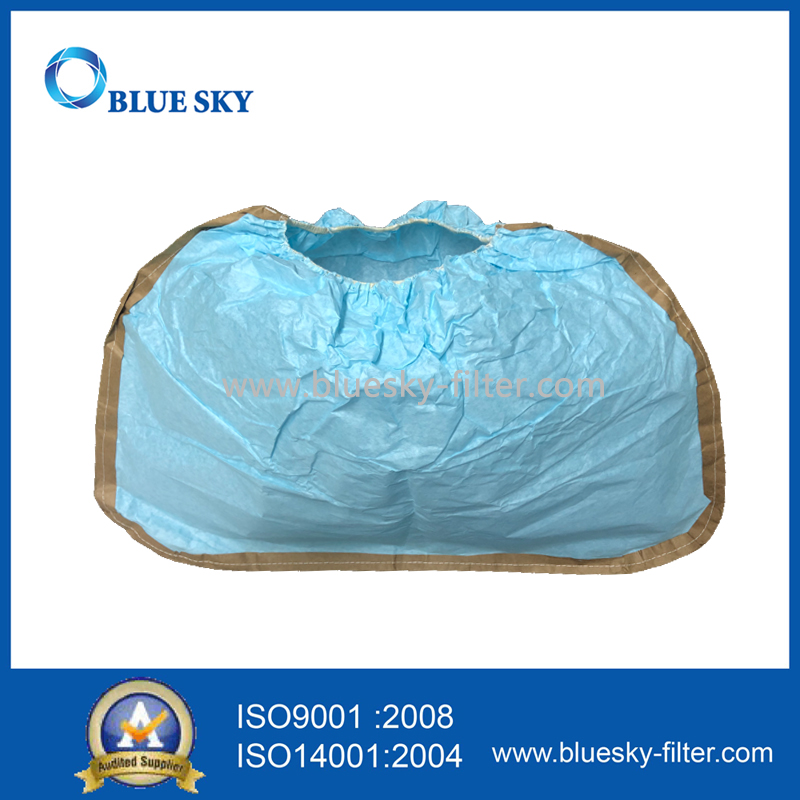 Bolsas de polvo con filtro de papel azul para aspiradoras domésticas y de oficina