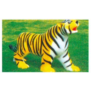Outdoor Cartoon Animal Sculpture Tiger For Children Play (HD-18908)