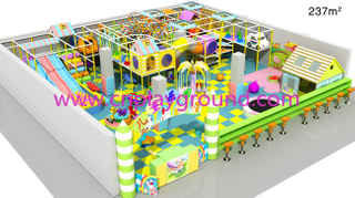 Equipo de juego interior para niños de juegos infantiles de interior en venta (H13-60023)