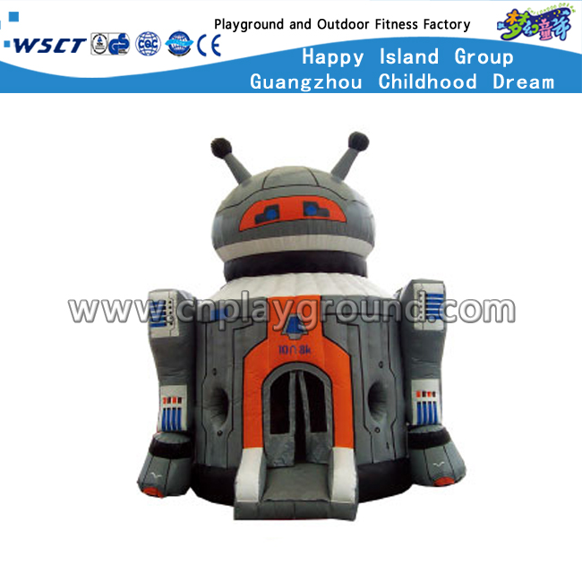 蜗牛设计儿童户外充气城堡游乐场 (HD-9903)