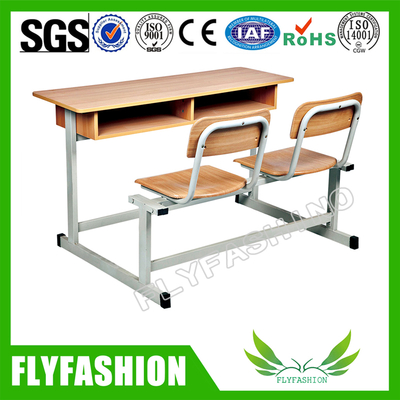 Latest Double Student Desk and Chair Sets (SF-06D)