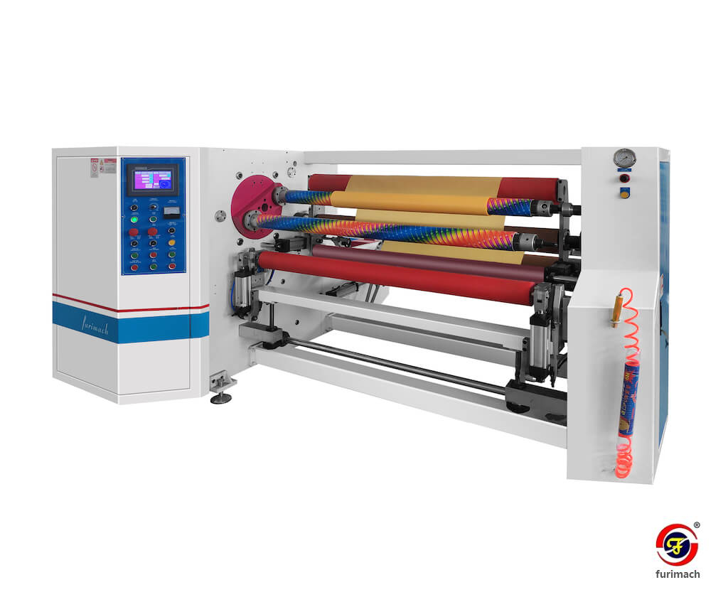 红色S双轴自动胶带倒带机器