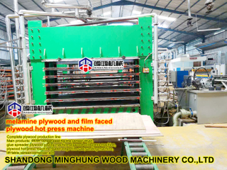 Mesin Plywood Hot Press Melamin