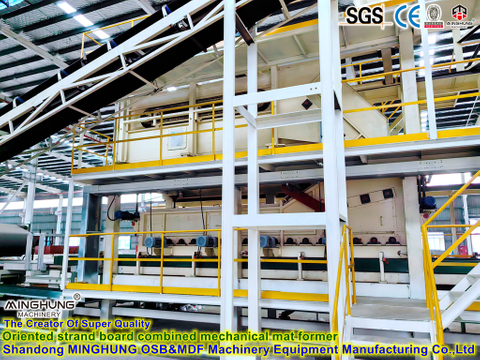Chipper/Pengering/Mixer Perekat Berkinerja Sempurna: Mesin Lini Produksi MDF / OSB / Particleboard