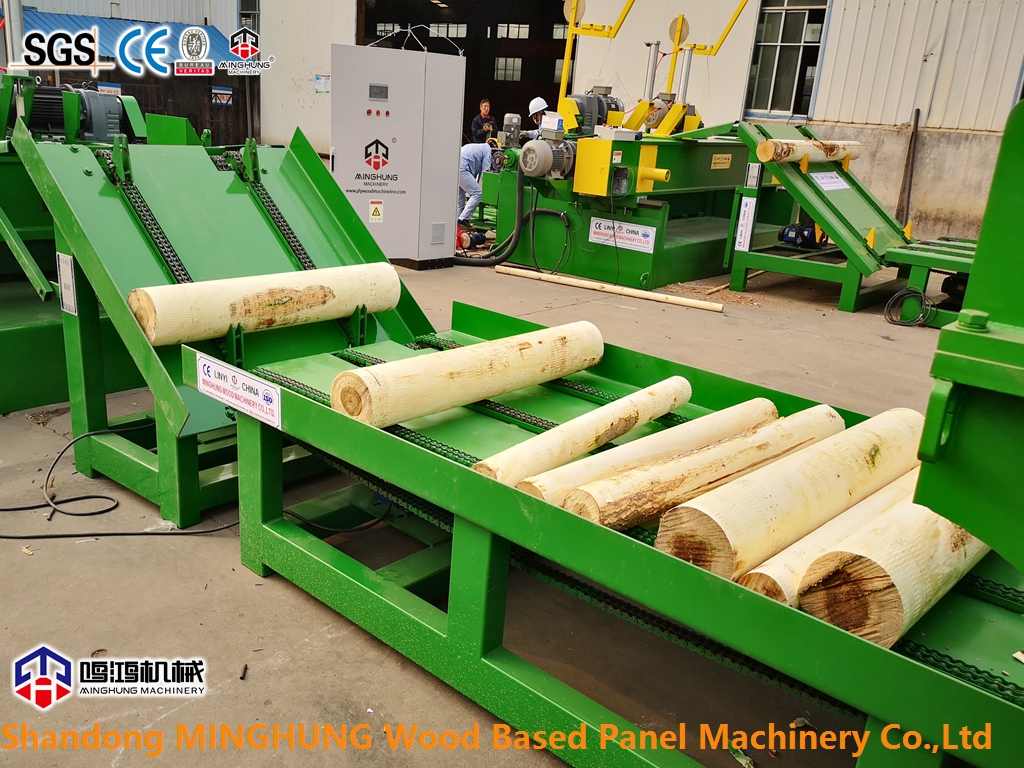 Umpan log dengan diameter berbeda