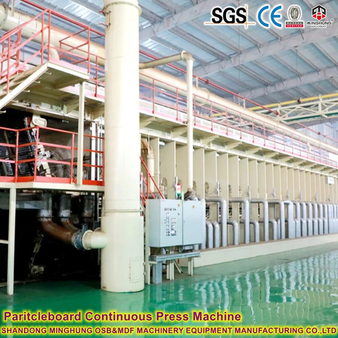 OSB Continuous Flat Press Mesin Hemat Energi dan Reduksi Konsumsi Pemulihan Panas