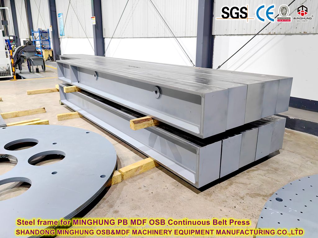Rangka baja untuk MINGHUNG PB MDF OSB Continuous Belt Press