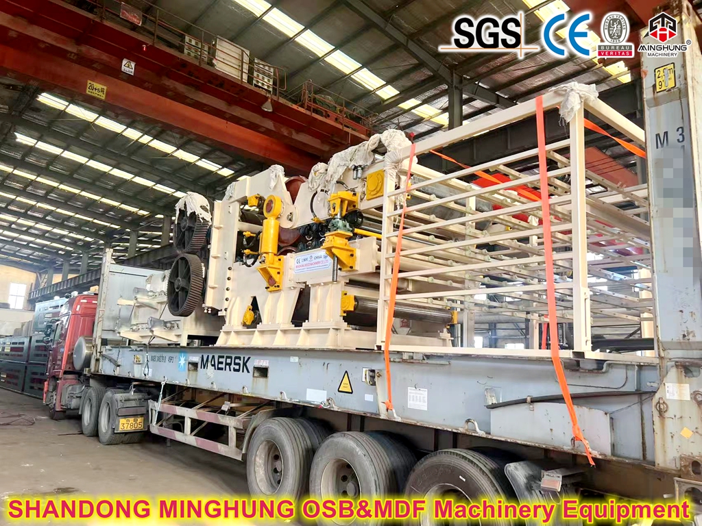 MINGHUNG OSB continuous pre-press loading 