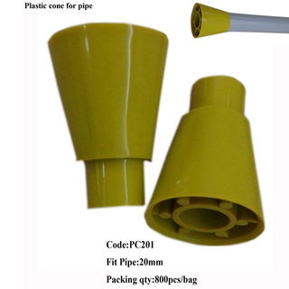 PVC Plastic cone for inner diameter 20mm and outer diameter 23mm pipe