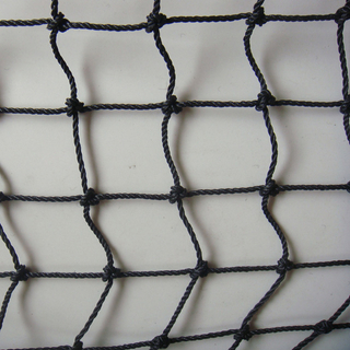 PP with UV 230gsm black color knot cargo net, container net,packing net