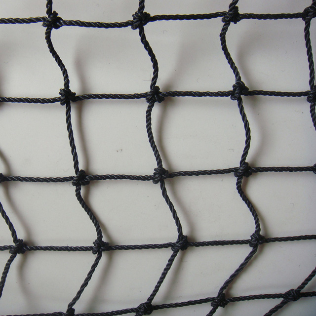 Black Knotless Cargo Netting