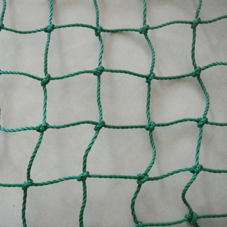 PP with UV 240gsm green color knot cargo net, container net,packing net