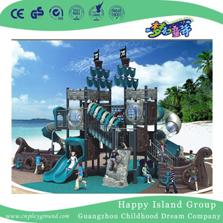 Детская площадка для пиратских кораблей высокого качества на открытом воздухе для парка развлечений (HK-50052A)