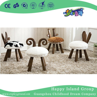 Новый дизайн школы детей Деревянный шарж функции стул с мягкой подушкой (HG-3701)
