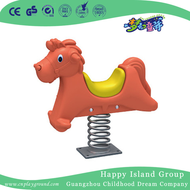 户外儿童卡通动物塑料摇摆骑乘设备(HJ-20312)