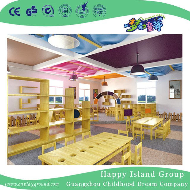 Schule-vollständiger Lösungs-Entwurf mit Kunst und Übung für Kinder (HG-1)