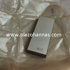 Placas piezoeléctricas PZT8 Piezo Cerámica Rectángulo para transductor