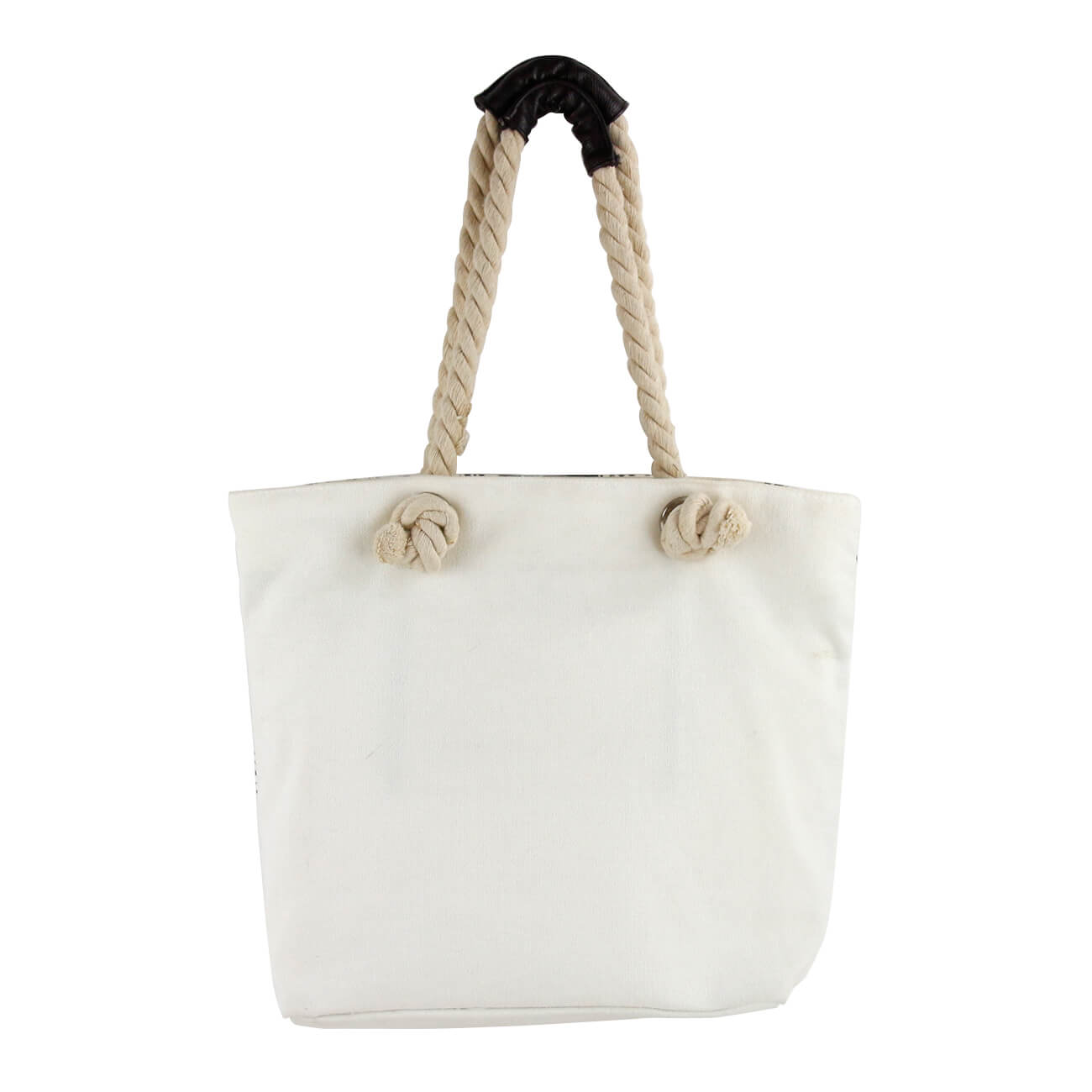 Custom Promotional Cotton Tote Bags with cotton rope handles
