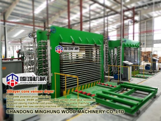 Hot Press Plywood Lamination Lamination dengan Wuxi Cylinder